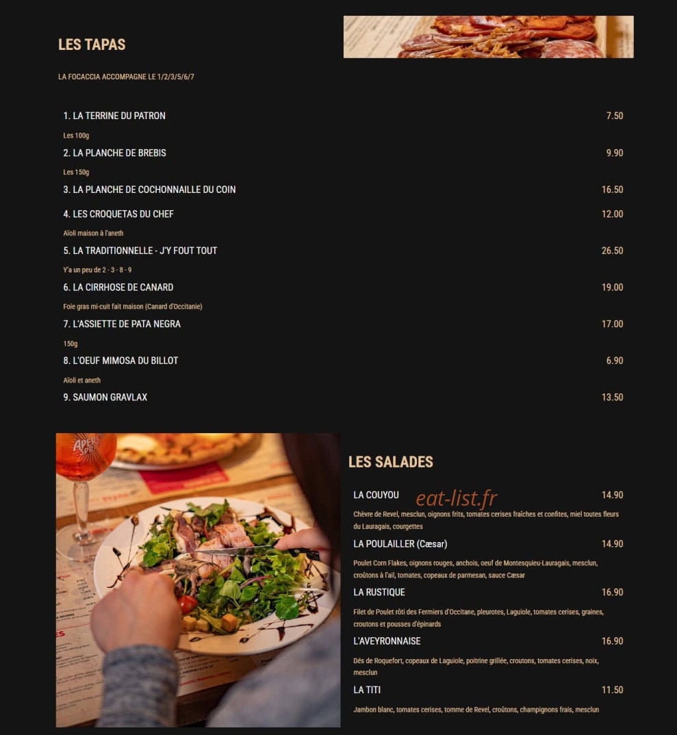 Le Billot — carte page 1