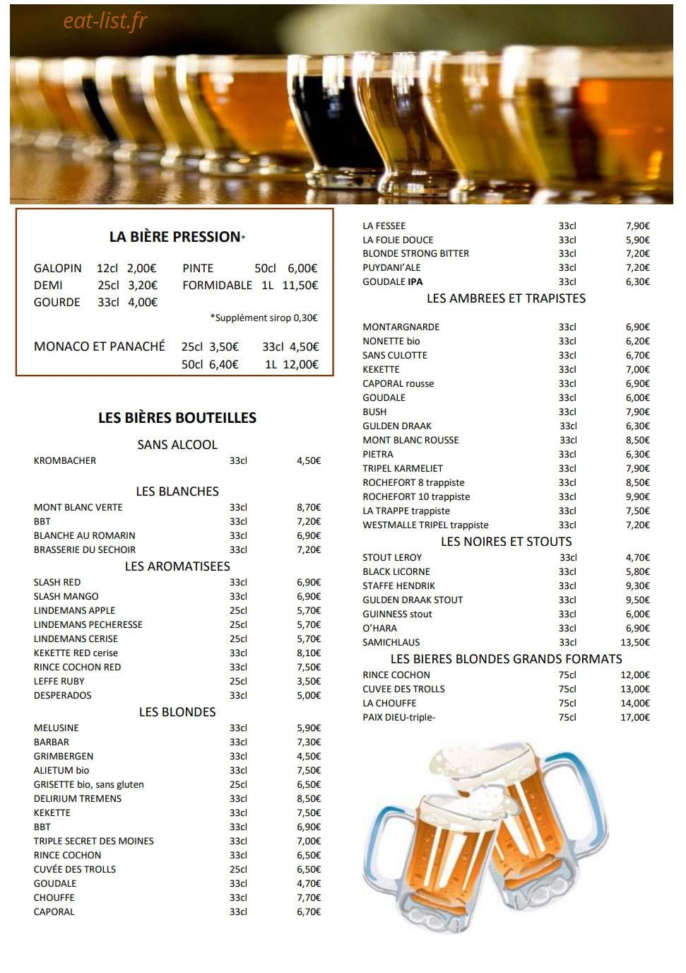 Le Clos de Nath — carte page 5