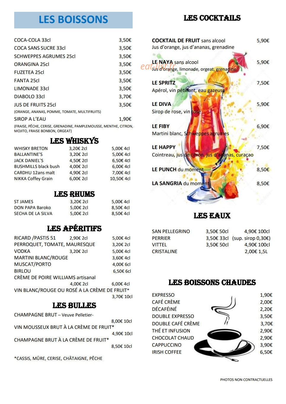 Le Clos de Nath — carte page 4