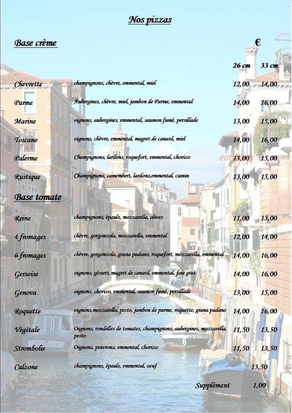 Le venitien — carte page 5