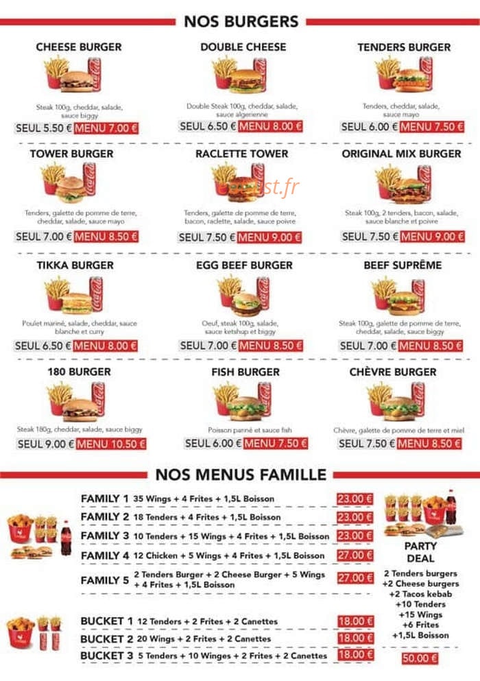 L'Original Fried Chicken — carte page 2