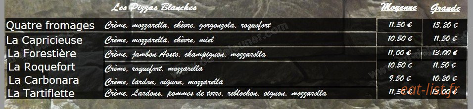 Le petit napoli — carte page 4
