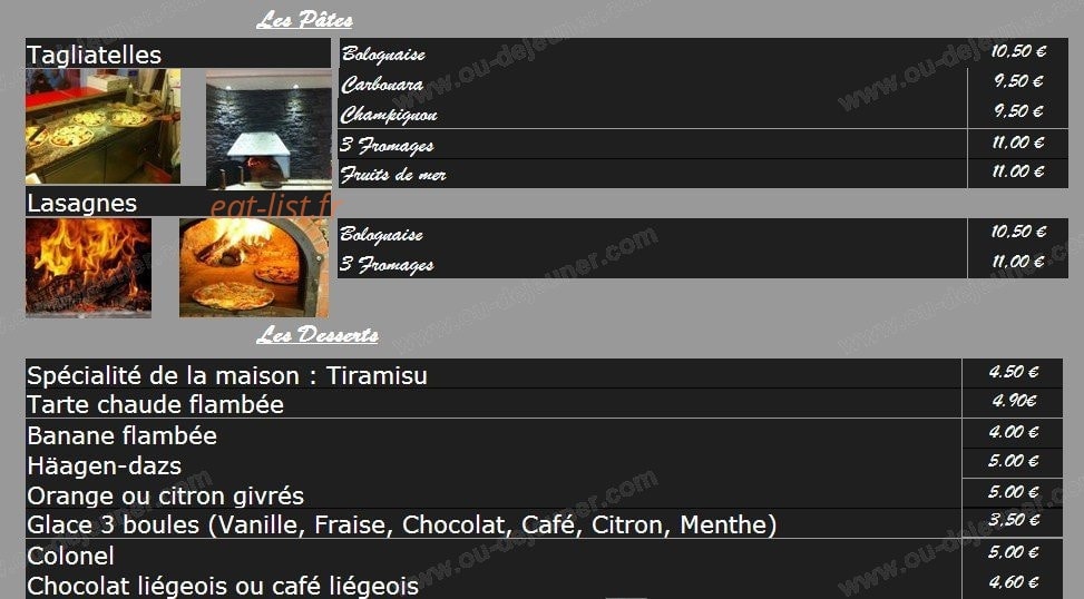 Le petit napoli — carte page 2