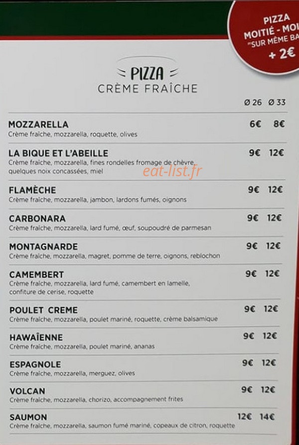 Stadium Pizza — carte page 3