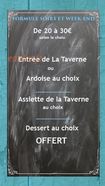 Carte et menu de Mont Relais Gaillard à Montgaillard Lauragais — Formule soir et week-end