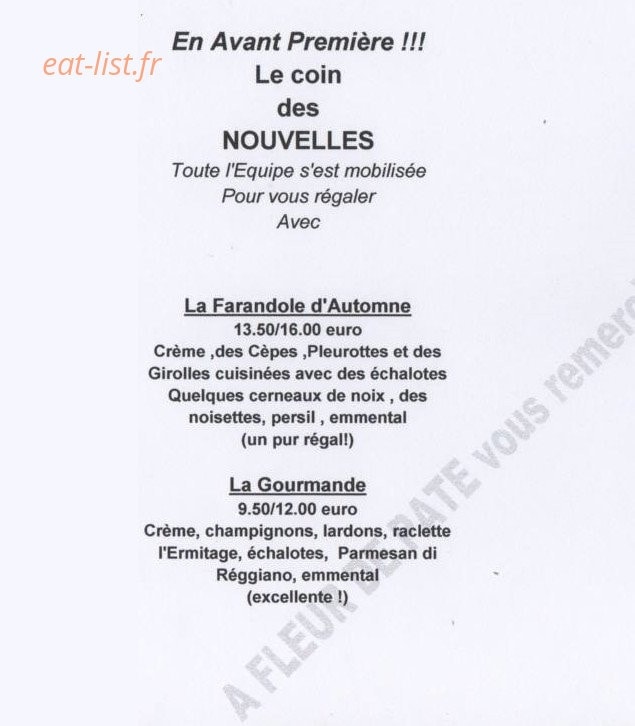 A Fleur de Pâte — carte page 4