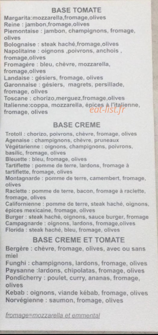 Chez Trotroll — carte page 2