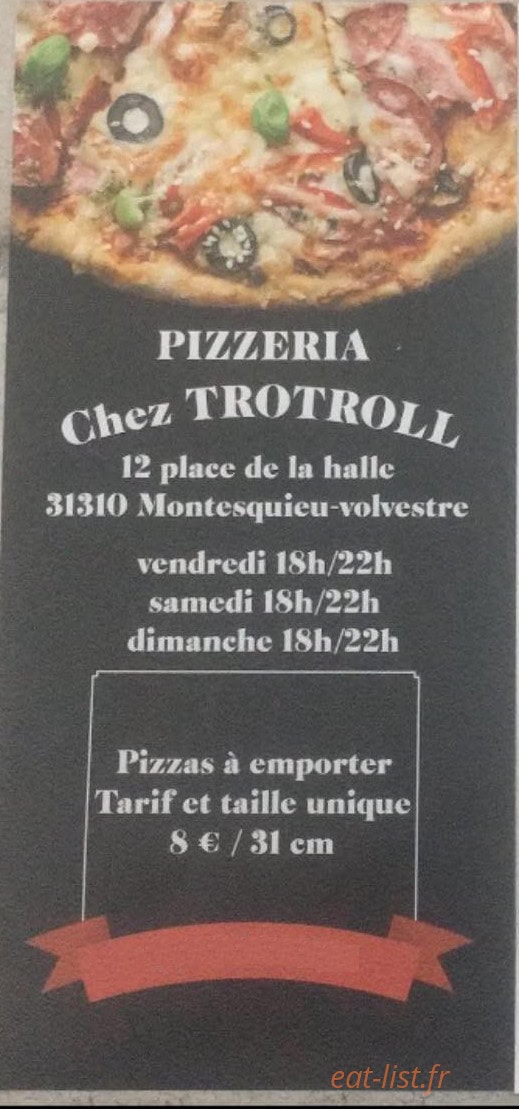 Chez Trotroll — carte page 1