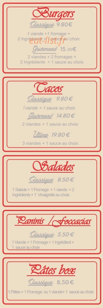 Ô Locavore — carte page 2