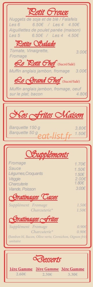 Ô Locavore — carte page 3