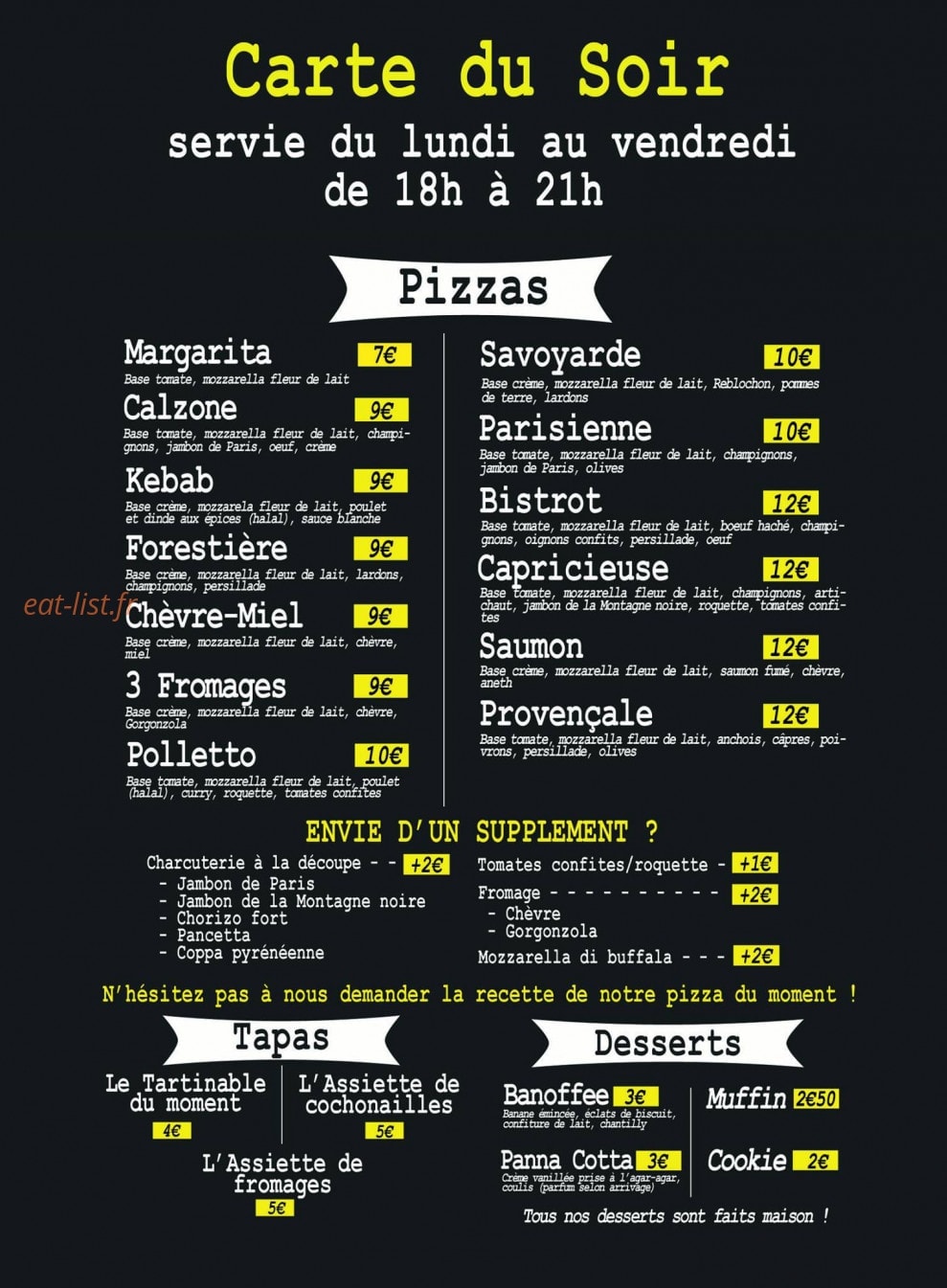 Grill du Midi — carte page 2
