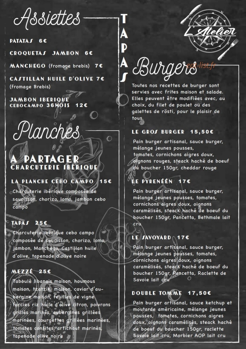 L'Atelier — carte page 5