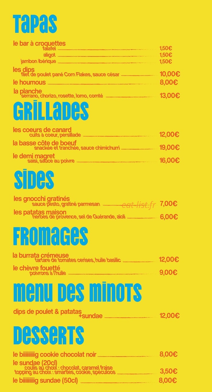 Guinguette Club — carte page 2