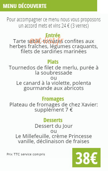 La Table des Merville — carte page 2