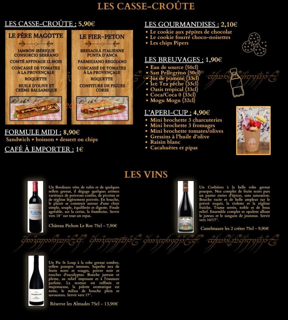 La table du Hobbit — carte page 2