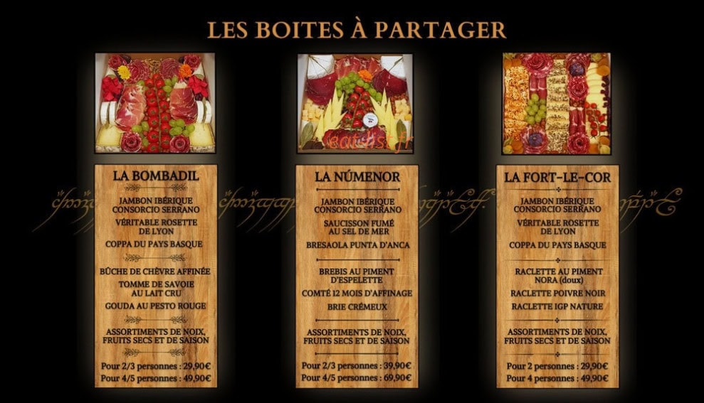 La table du Hobbit — carte page 1