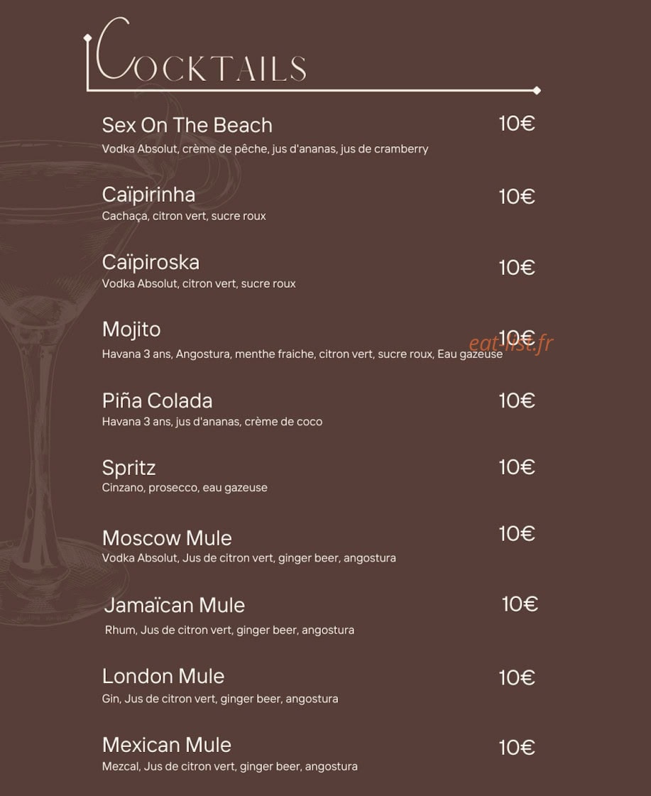 Le Jardin De Lana — carte page 7