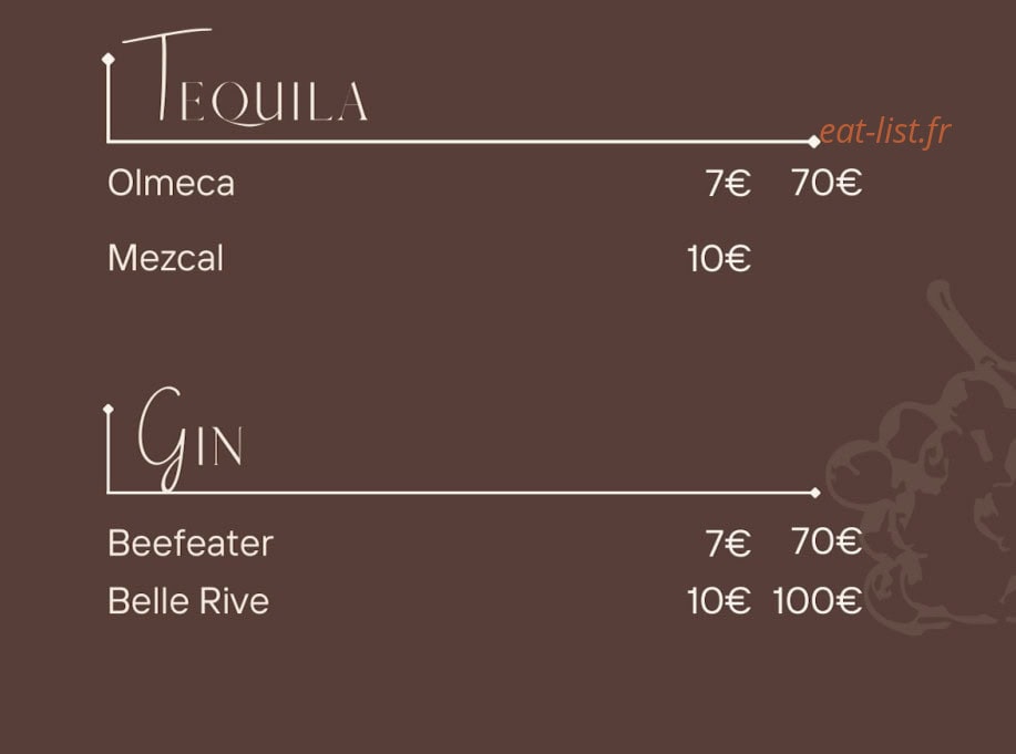 Le Jardin De Lana — carte page 6