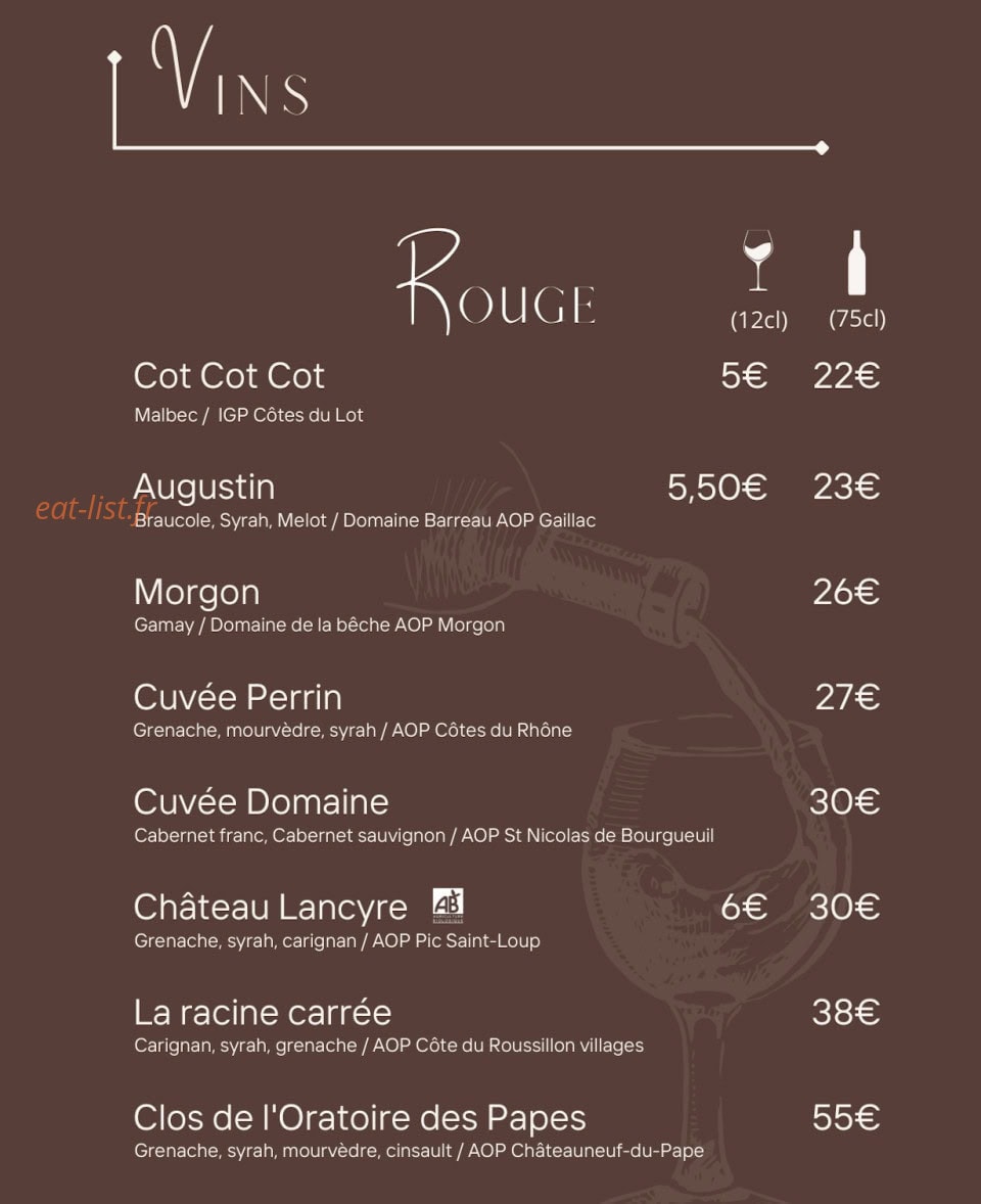 Le Jardin De Lana — carte page 9