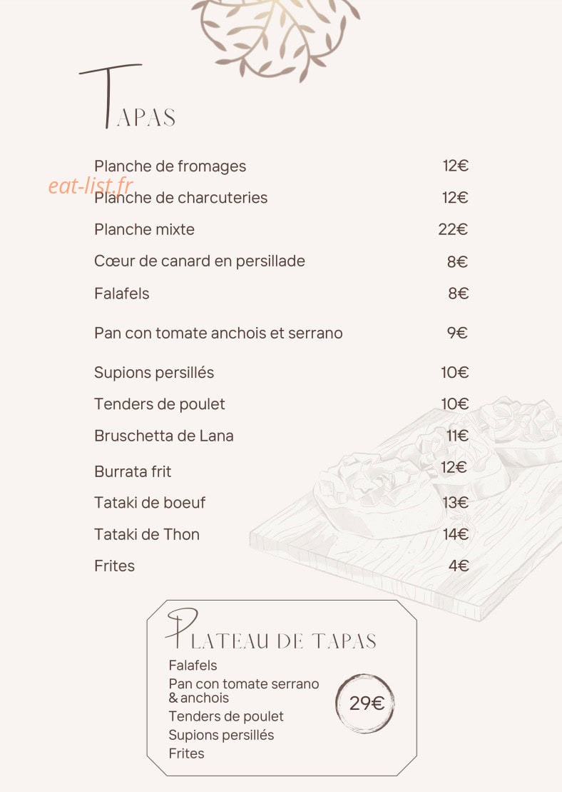 Le Jardin De Lana — carte page 4