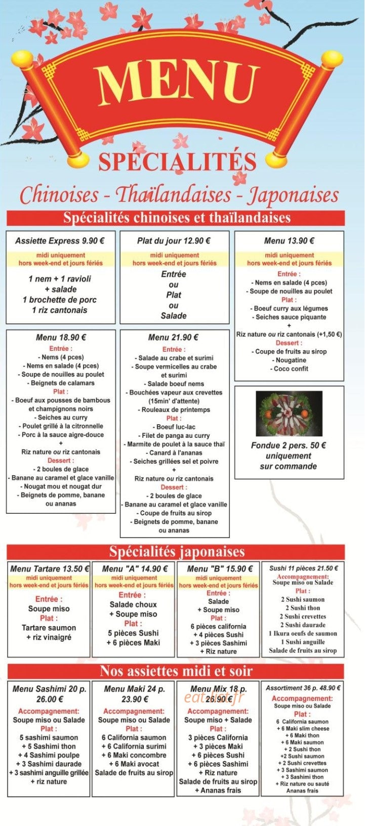 La Fleur d'Or — carte page 6