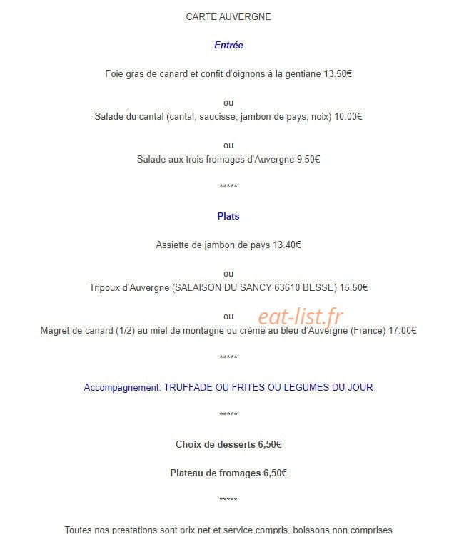 La Table de Launac — carte page 1