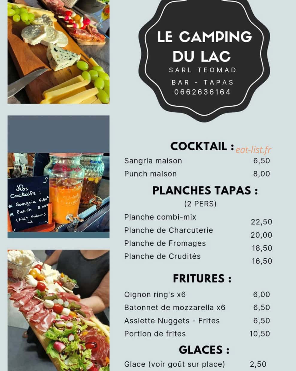 Le camping du lac — carte page 1