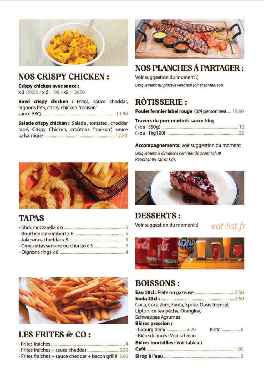 Burger Beer & Co — carte page 4
