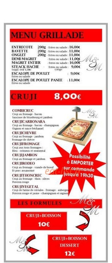 Chez Marc & Mimi — carte page 3