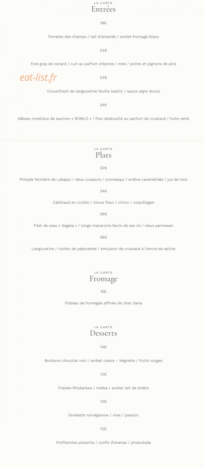 L'Alto — carte page 1