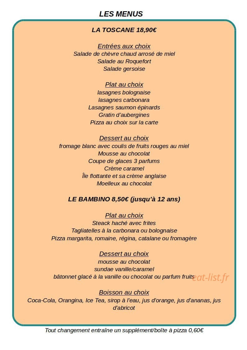 La Toscane — carte page 6