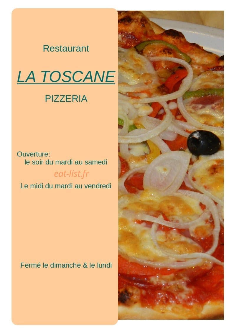 La Toscane — carte page 1