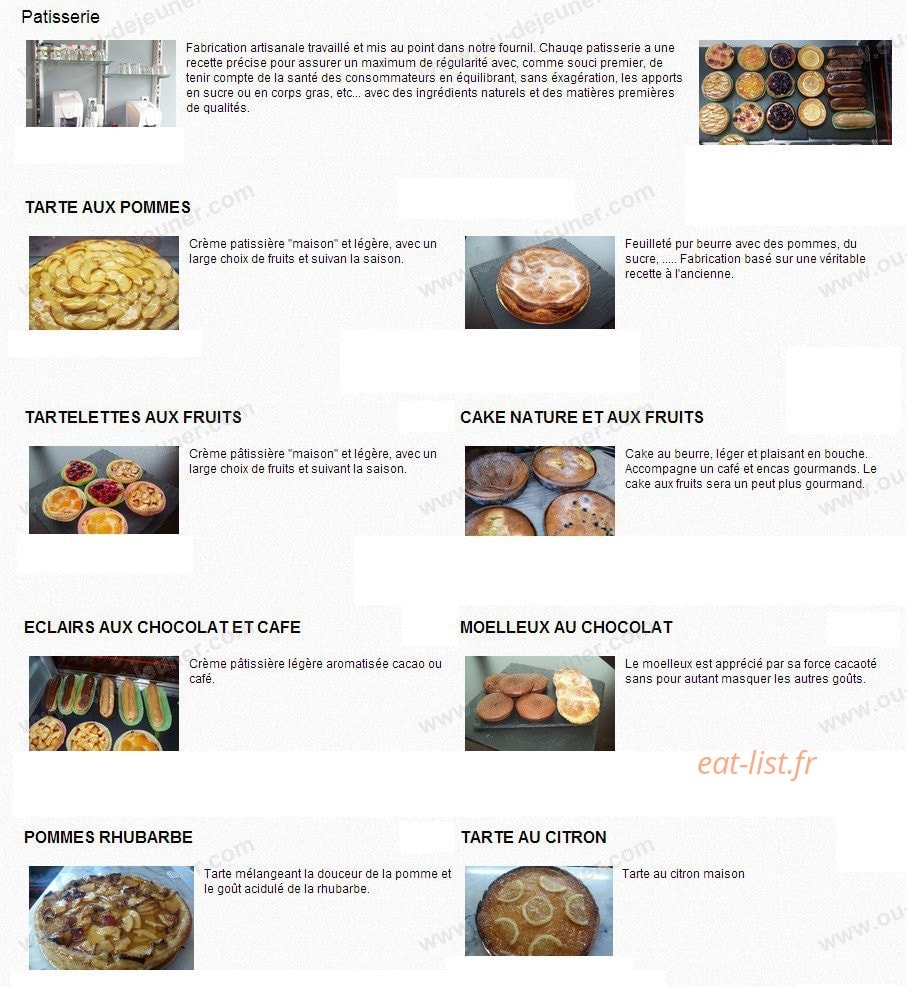 Chez Pierre — carte page 2