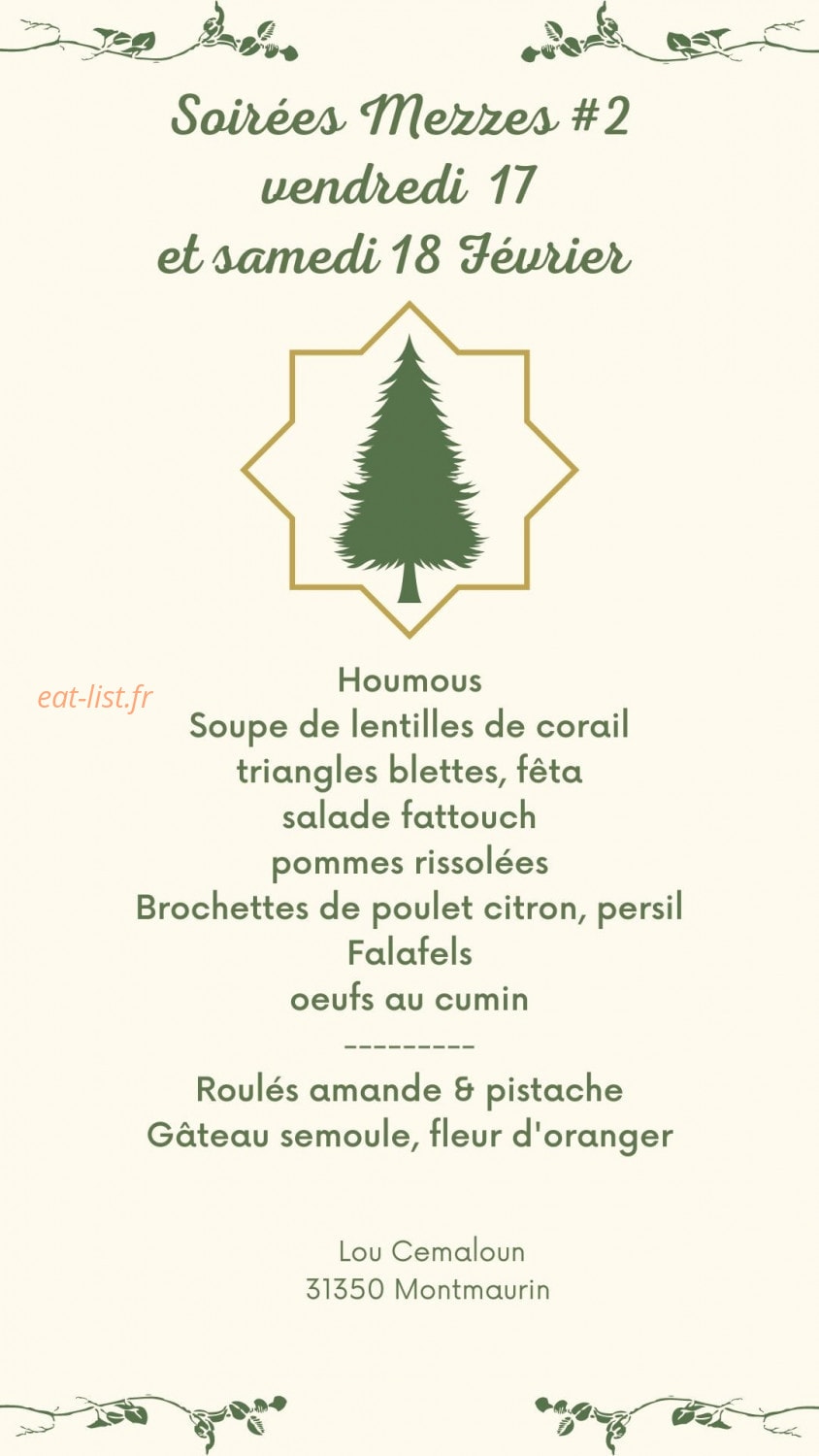 Lou Cemaloun — carte page 1