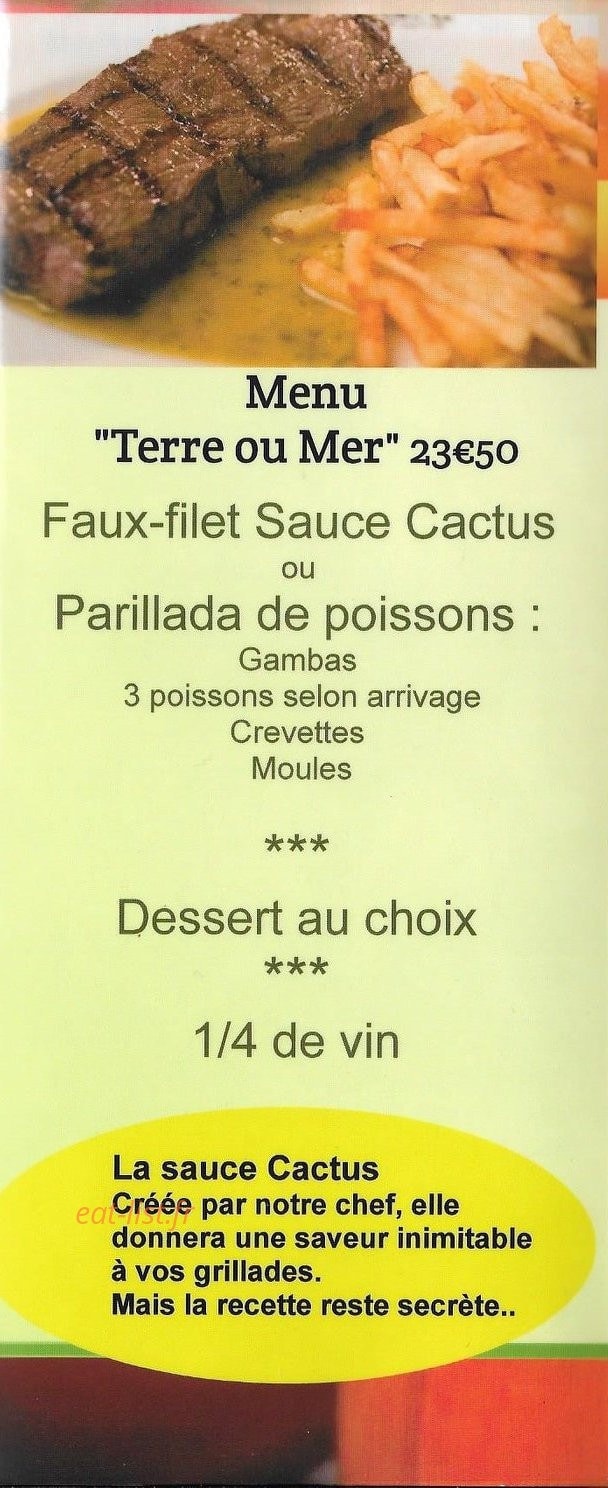 Le Cactus — carte page 3