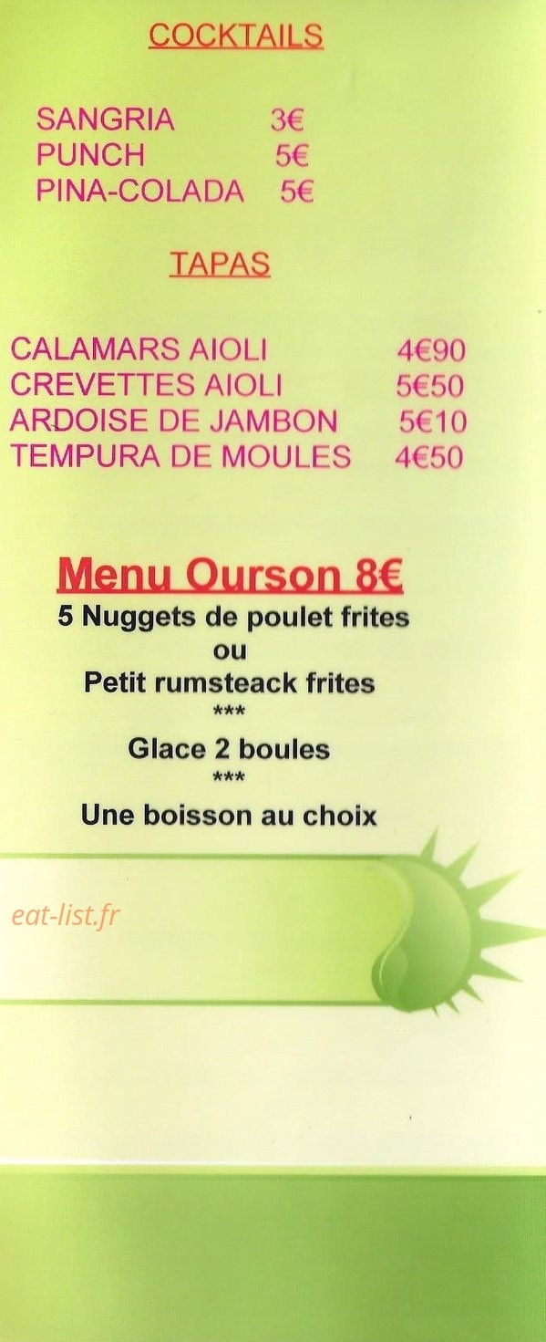 Le Cactus — carte page 6