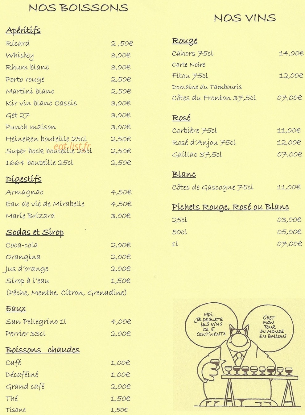 Chez Bri — carte page 7