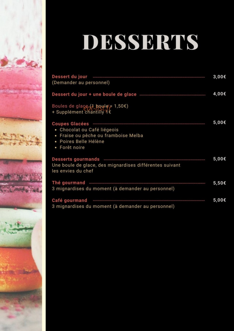 La Bonne Part — carte page 7