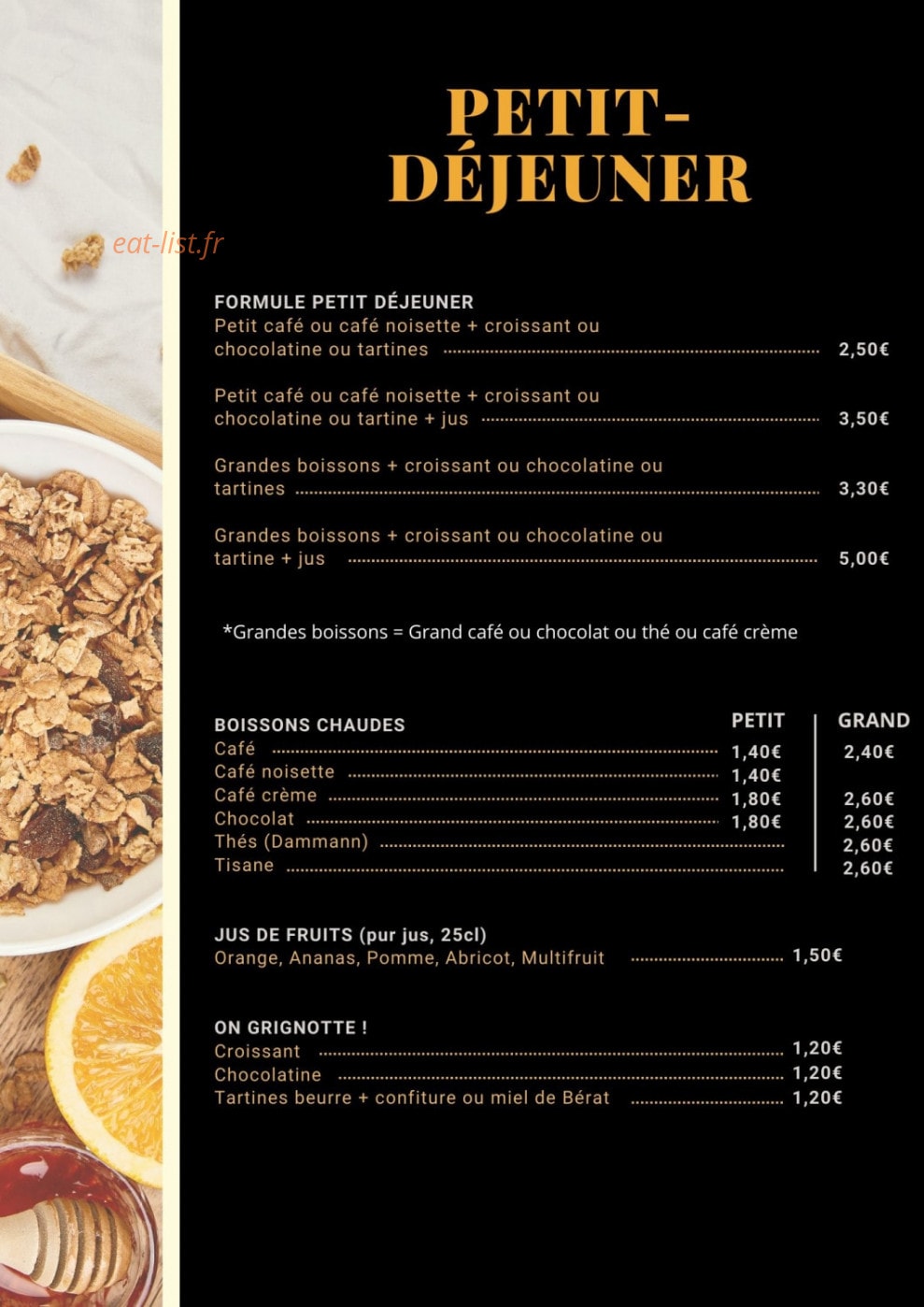 La Bonne Part — carte page 5