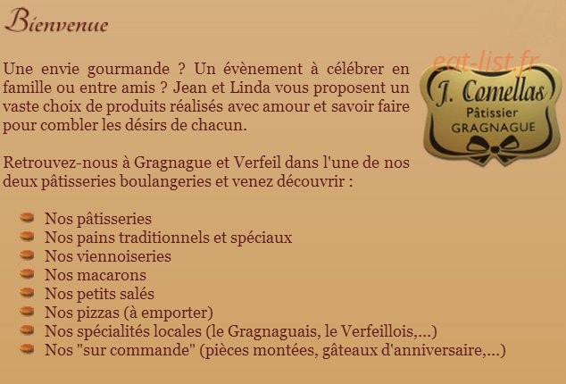 Les délices de Gragnague — carte page 1