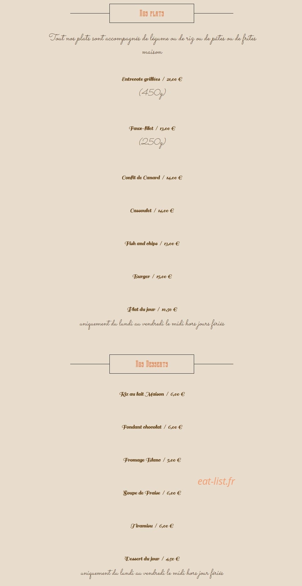 La Teurgoule — carte page 2