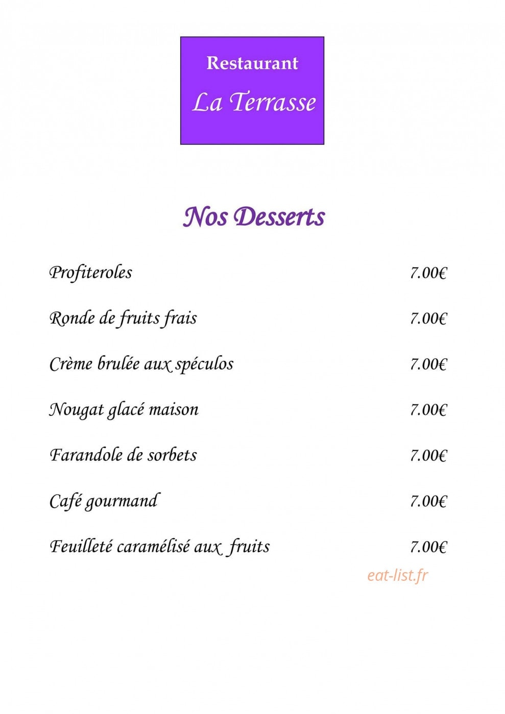 Domaine de la Terrasse — carte page 5