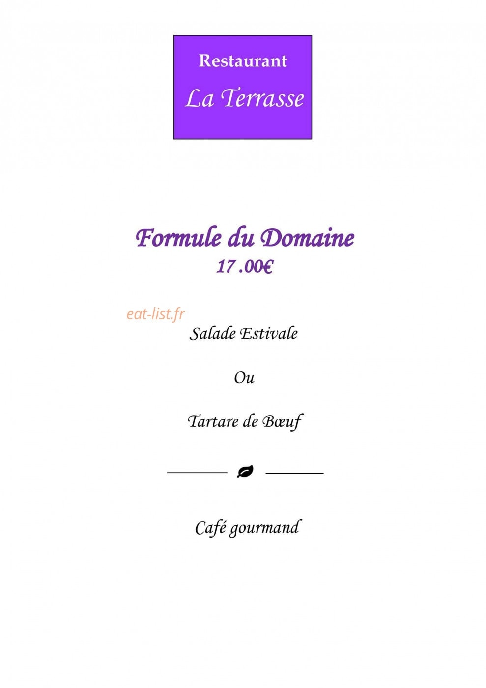 Domaine de la Terrasse — carte page 4