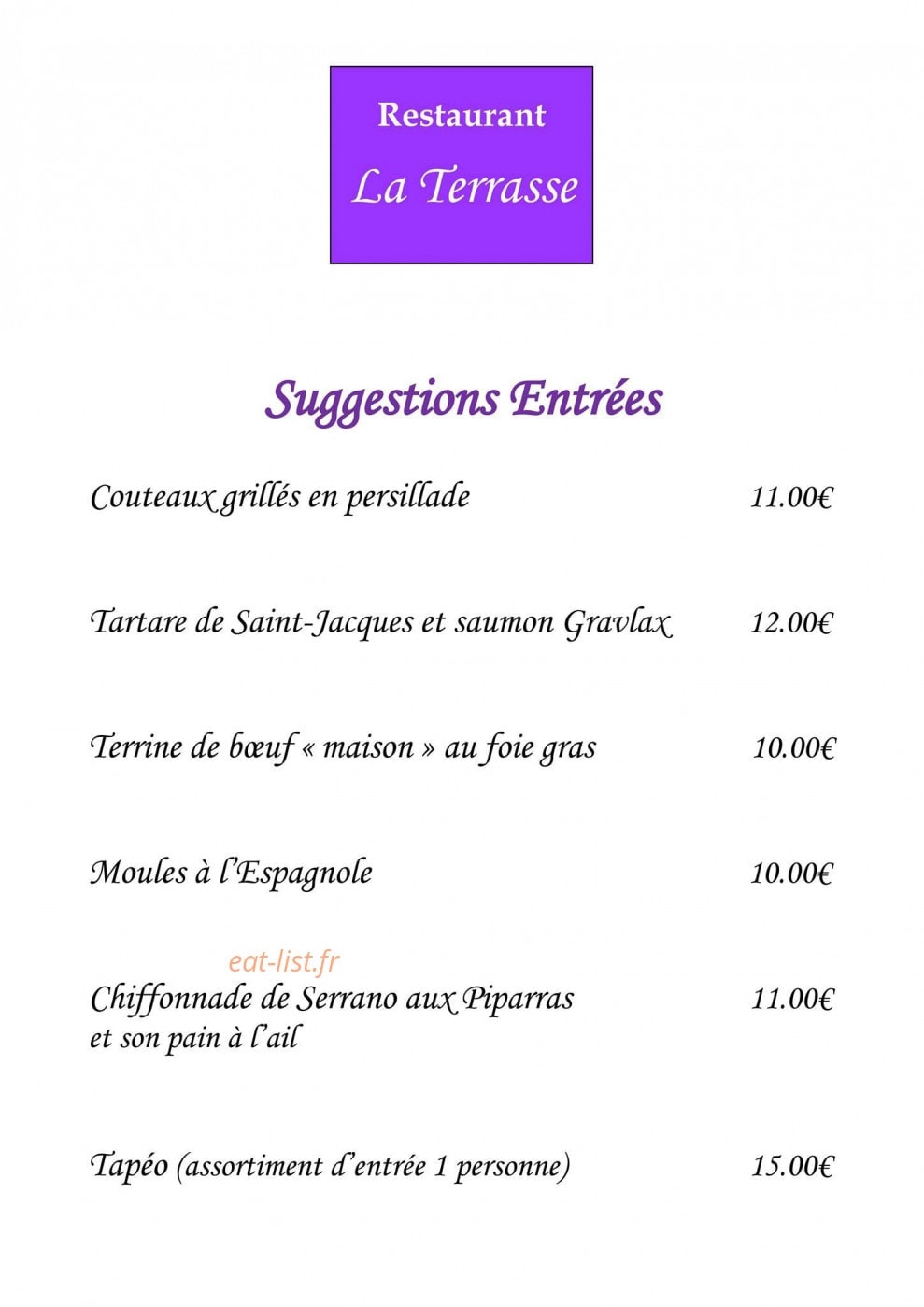 Domaine de la Terrasse — carte page 8