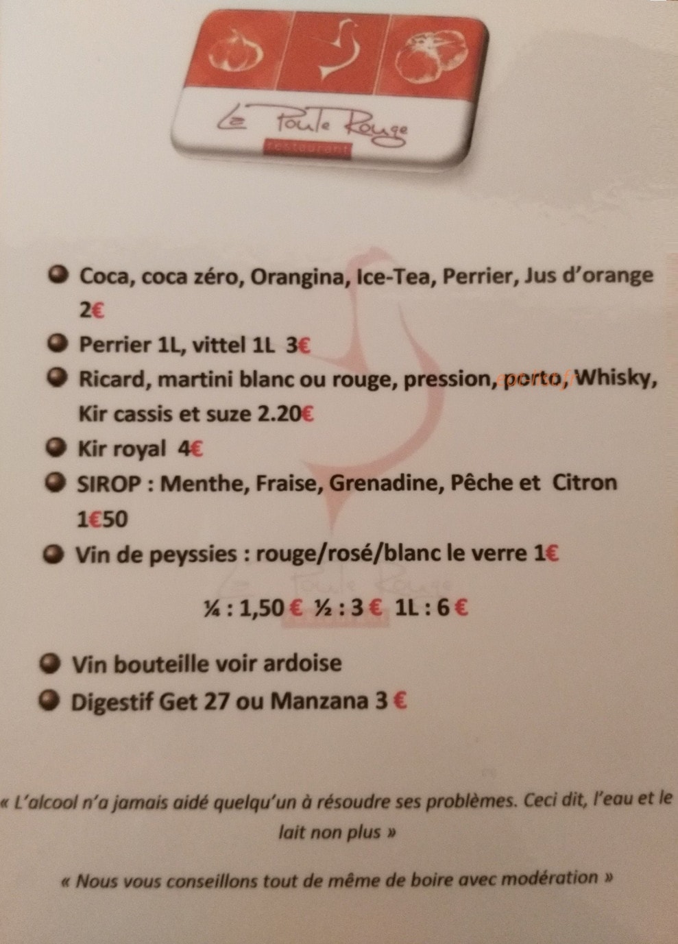 La poule rouge — carte page 2