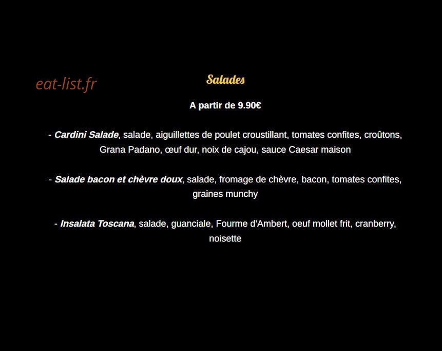 La Soute Aux Saveurs — carte page 3