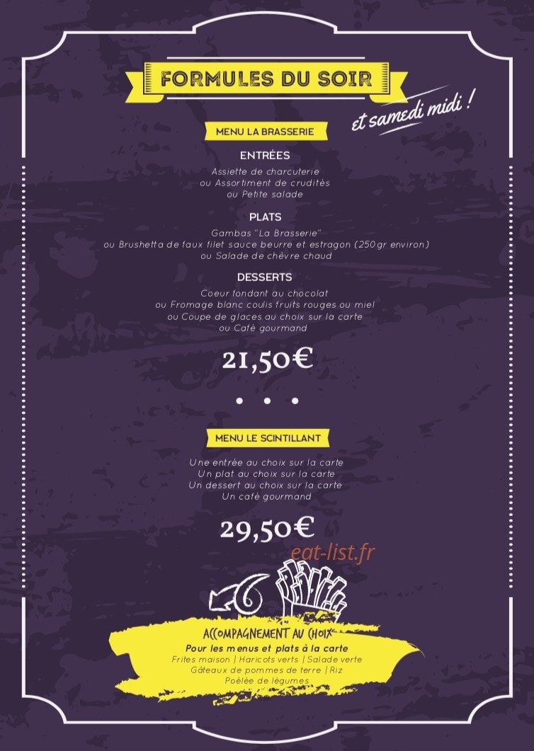La Brasserie du Midi — carte page 3