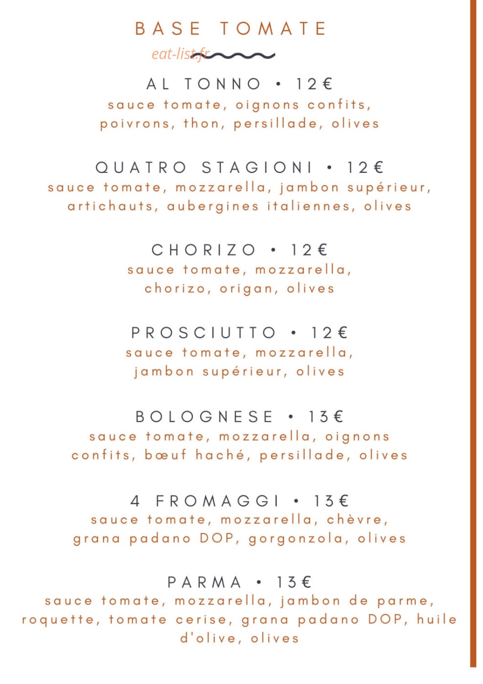 Pizza Di Napoli — carte page 4
