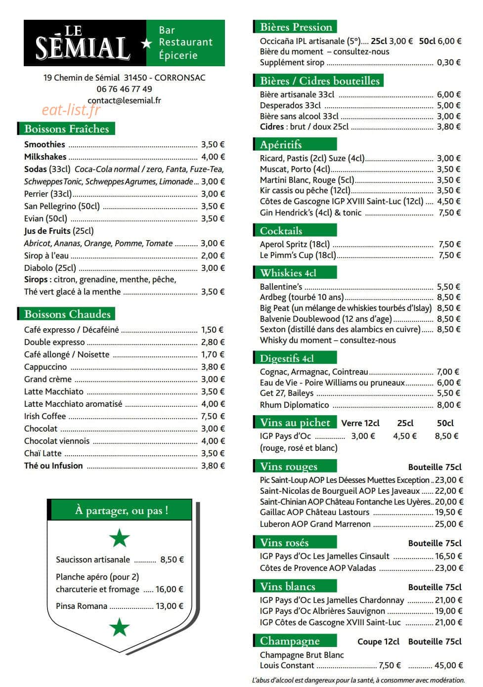 Le Sémial — carte page 2