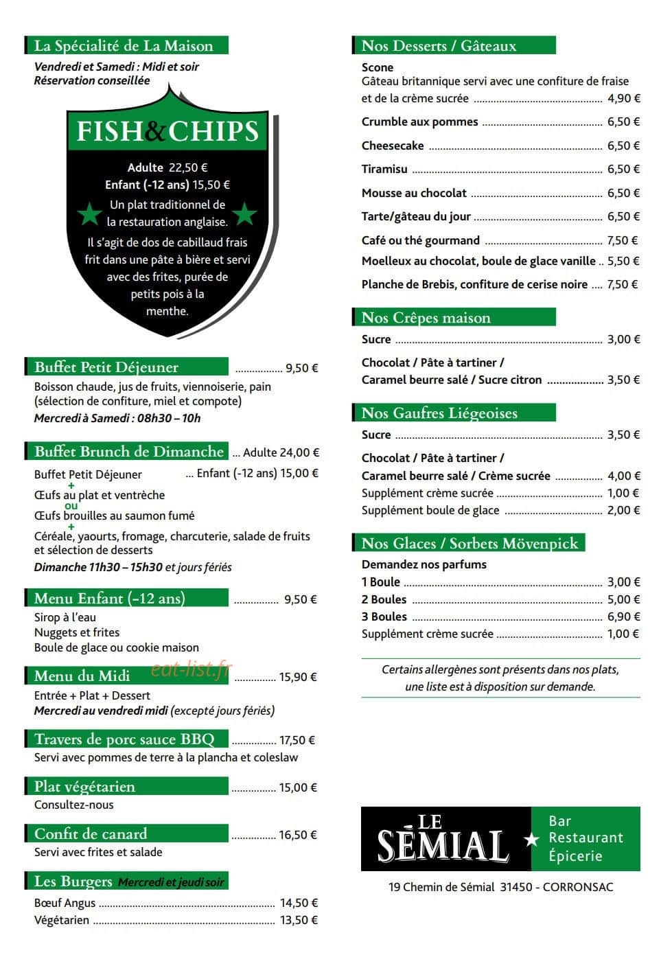 Le Sémial — carte page 1